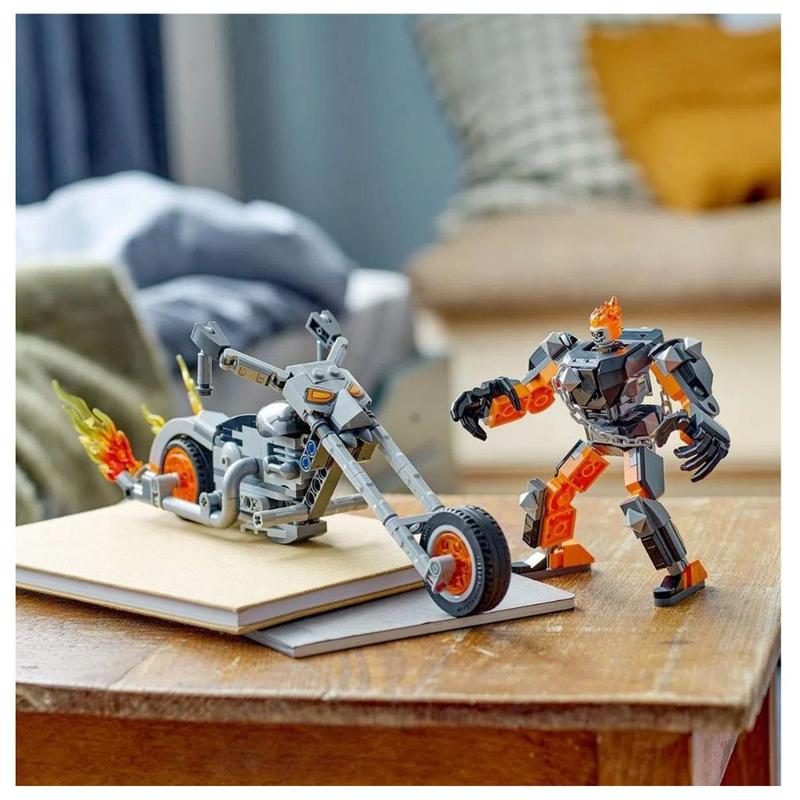 ♡ m様 ♡ 76245 Lego Marvel - Robô Motoqueiro Fantasma e Motocicleta